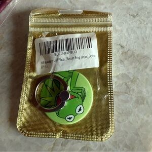 Kermit Frog 360 Rotation Phone Ring Holder - Green